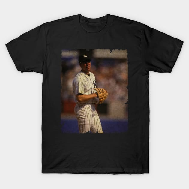 Scott Brosius in New York Yankees T-Shirt by Krizleberation